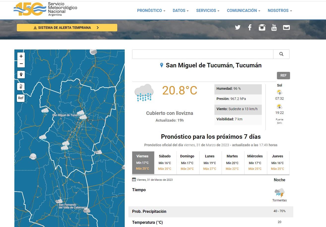 Tucum N Alerta Amarilla Por Fuertes Tormentas Para La Madrugada