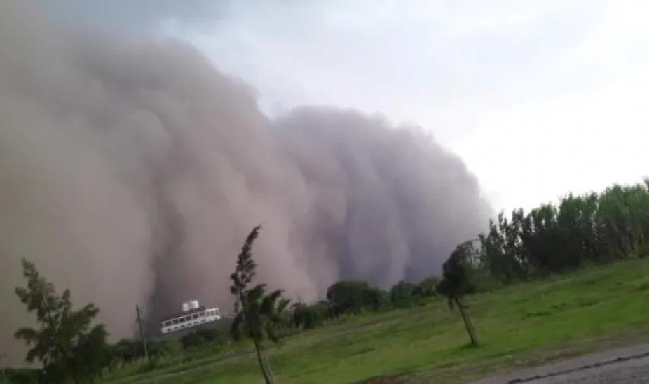 Chaco En medio de la sequ a una impresionante tormenta de tierra