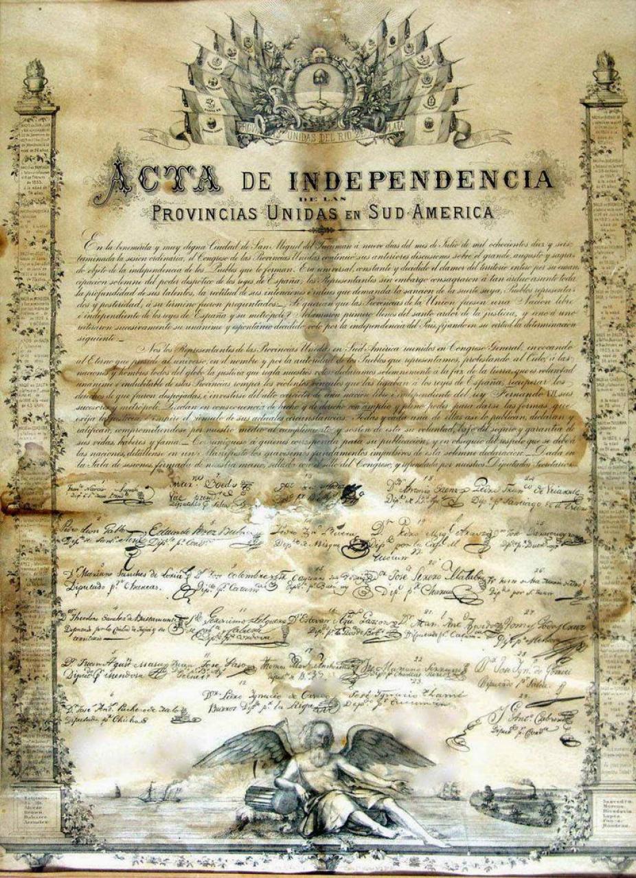 La Aduana recuperó un impreso original de la declaración de la Independencia  de 1816 | Radio Bicentenario - FM 103.3 en vivo - Tucuman
